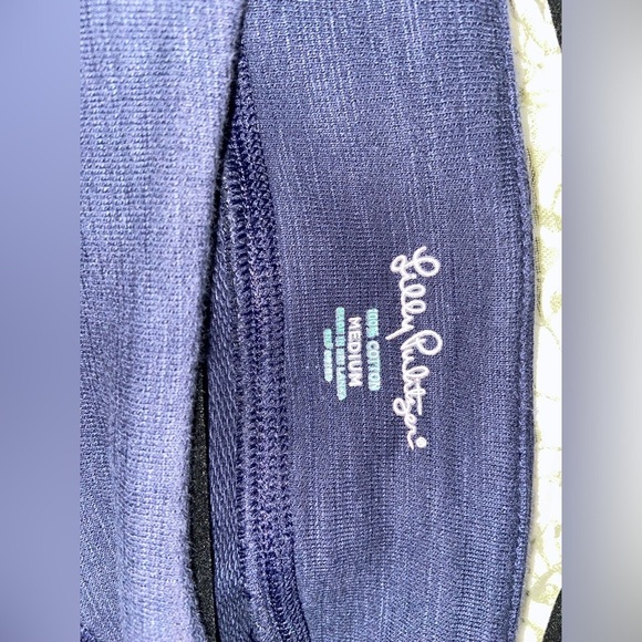 Lilly Pulitzer Women’s Medium Navy Blue Dress with Button Accents - Picture 6 of 6